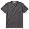 The Organic Cotton Tee In Faded Black -Fashion Clothes The Organic Cotton Tee FadedBlack Front