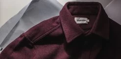 The Leeward Shirt In Oxblood -Fashion Clothes comingsoon m leeward red 00