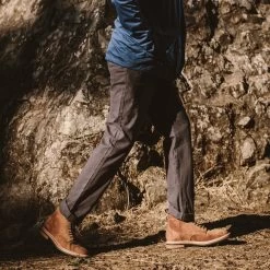 The Democratic Chino In Organic Charcoal -Fashion Clothes grey chino cropped D 5