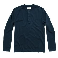 The Heavy Bag Henley In Navy