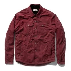 The Albion Jacket In Burgundy
