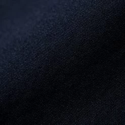 The Jack In Washed Navy Poplin -Fashion Clothes indigo poplin detail 004