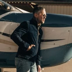 The Piston Jacket In Indigo Corduroy -Fashion Clothes instock M Q120 piston indigo corduroy 003