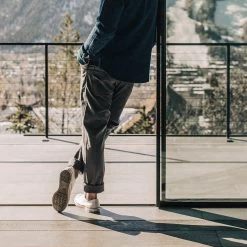 The Camp Pant In Charcoal Reverse Sateen -Fashion Clothes instock m Q120 product camp charcoal sateen 005