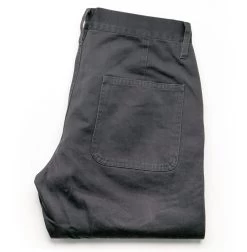 The Camp Pant In Charcoal Reverse Sateen -Fashion Clothes instock m Q120 product camp charcoal sateen 010