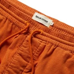 The Apres Short In Rust Pinwale -Fashion Clothes instock m q122 apresshort rust 006