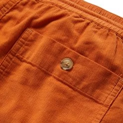 The Apres Short In Rust Pinwale -Fashion Clothes instock m q122 apresshort rust 007