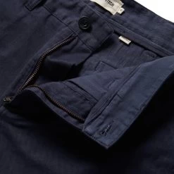 The Democratic Foundation Pant In Organic Dark Navy -Fashion Clothes instock m q122 demo foundation dark navy 007