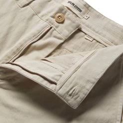 The Democratic Foundation Pant In Organic Stone -Fashion Clothes instock m q122 demofoundation stone 007