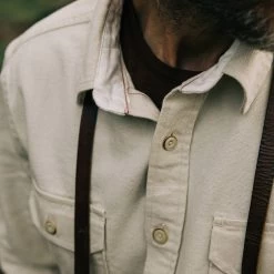 The Division Shirt In Natural Selvage -Fashion Clothes instock m q122 division shirt natural 003