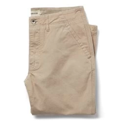 The Morse Pant In Sand Slub