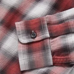 The California In Brick Plaid Ombre Twill -Fashion Clothes instock m q123 California BrickPlaid Twill 007