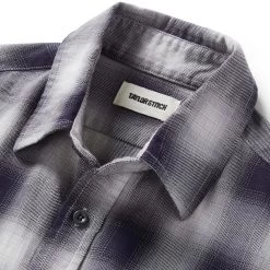The California In Storm Plaid Ombre Twill -Fashion Clothes instock m q123 California StormTwill 005