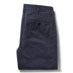 The Democratic Foundation Pant In Organic Marine -Fashion Clothes instock m q123 Democratic Foundation Pant Marine 003