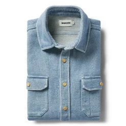 The Division Shirt In Washed Indigo