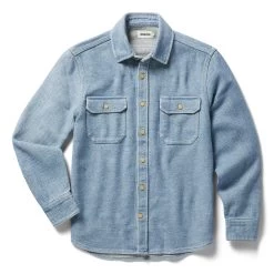 The Division Shirt In Washed Indigo -Fashion Clothes instock m q123 Division Shirt Washed Indigo 002