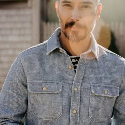 The Division Shirt In Washed Indigo -Fashion Clothes instock m q123 Division Shirt Washed Indigo 005