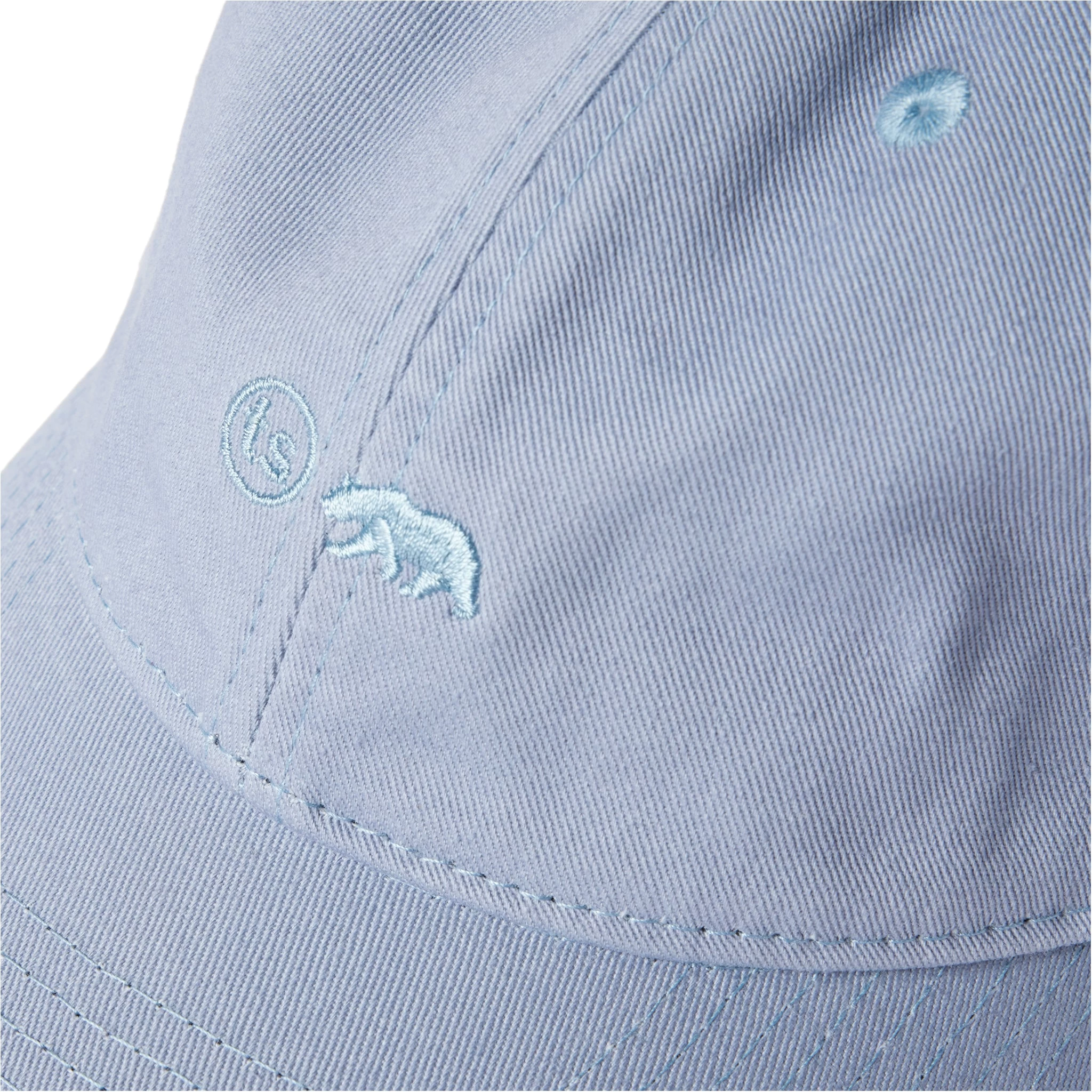 The Everyday Cap In Washed Blue Twill 9 The Everyday Cap In Washed Blue Twill - Image 7