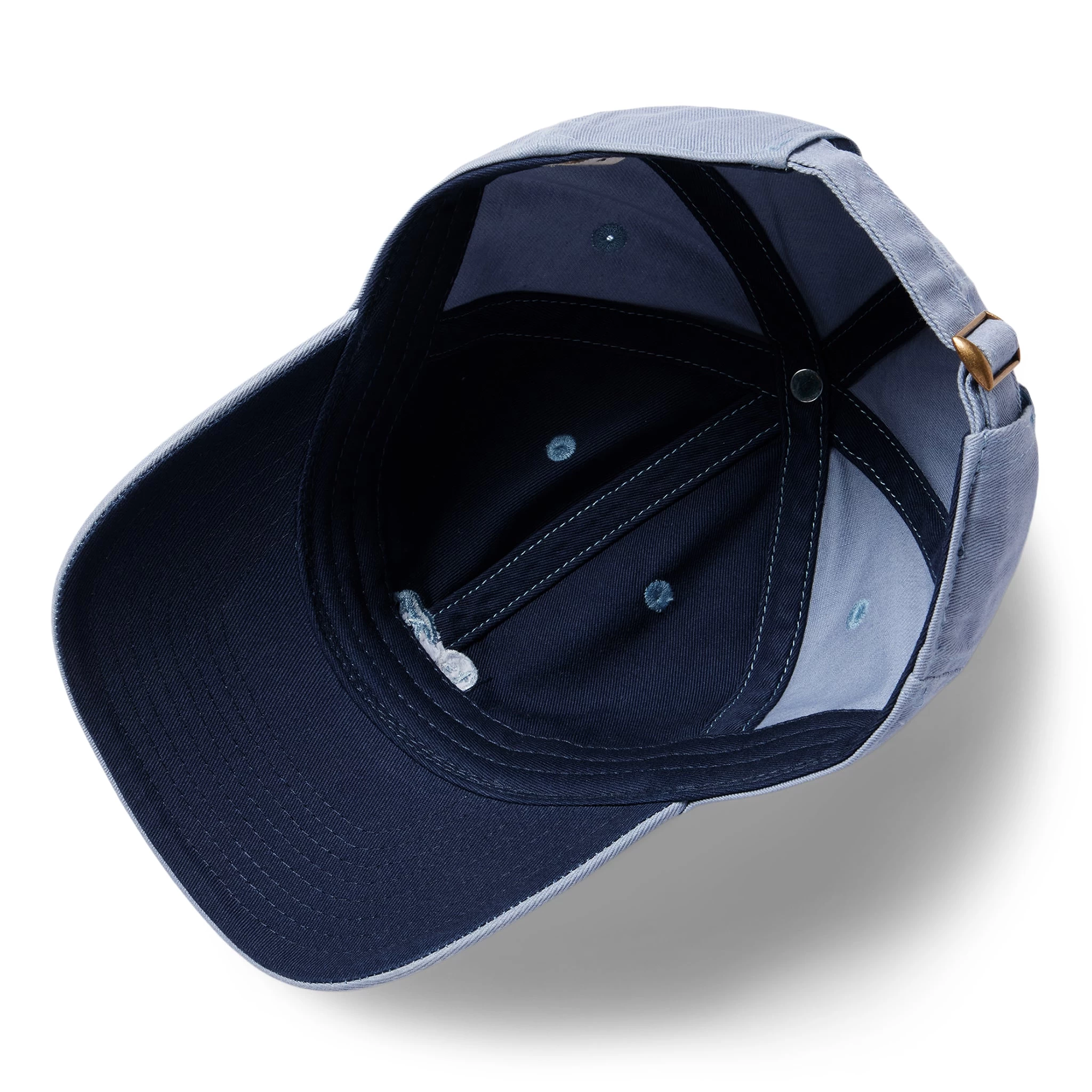 The Everyday Cap In Washed Blue Twill 8 The Everyday Cap In Washed Blue Twill - Image 6
