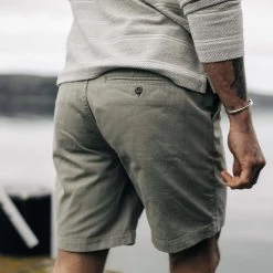 The Foundation Short In Organic Sagebrush -Fashion Clothes instock m q123 FoundationShort OrganicSageBrush 004