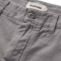 The Foundation Short In Organic Steeple Grey -Fashion Clothes instock m q123 FoundationShort OrganicSteepleGrey 004