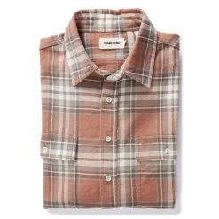 The Ledge Shirt In Sun Baked Brick Plaid