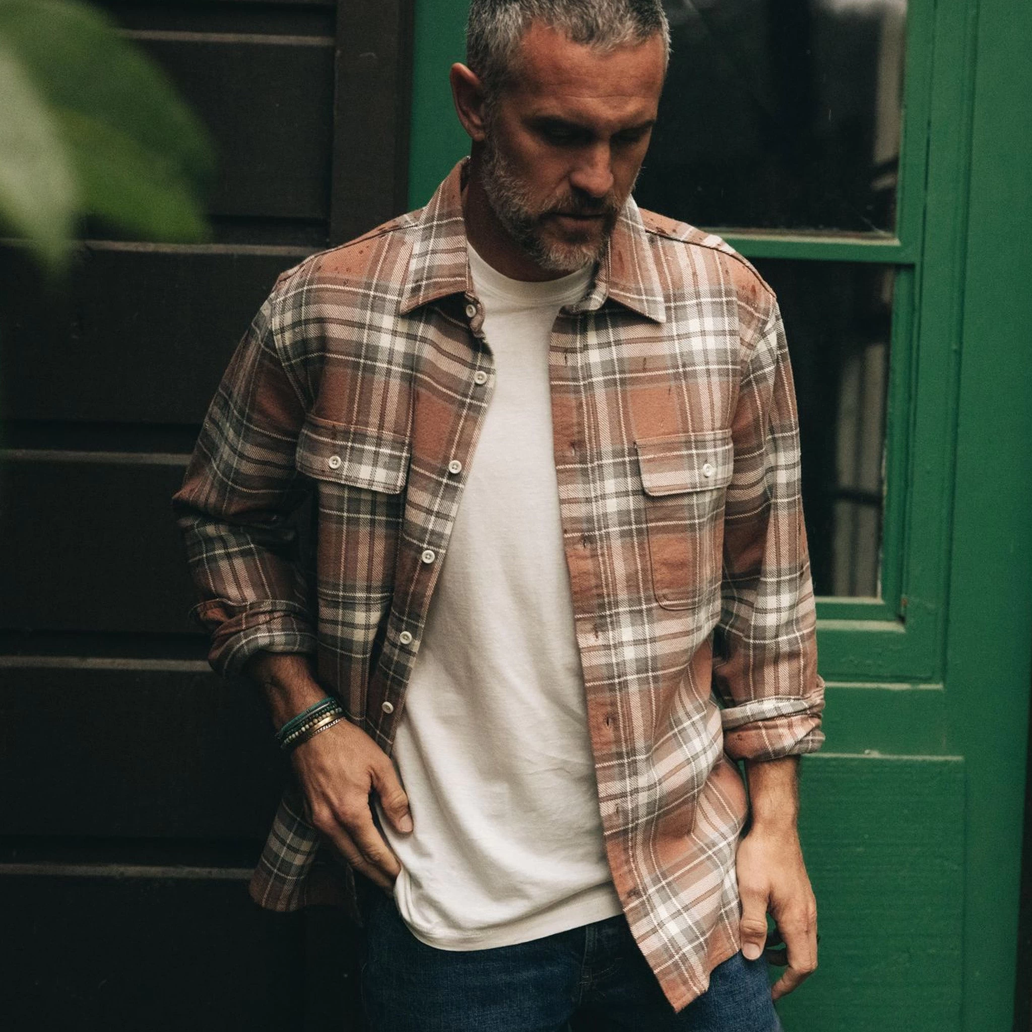 The Ledge Shirt In Sun Baked Brick Plaid 6 The Ledge Shirt In Sun Baked Brick Plaid - Image 4