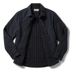 The Lined Utility Shirt In Charcoal Donegal -Fashion Clothes instock m q123 LinedUtility CharcoalDonegal 008