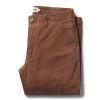 The Morse Pant In Mahogany Slub -Fashion Clothes instock m q123 Morse Pant Mahogany 001