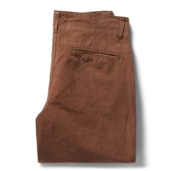 The Morse Pant In Mahogany Slub 15 The Morse Pant In Mahogany Slub -Fashion Clothes instock m q123 Morse Pant Mahogany 003
