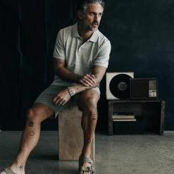 The Morse Short In Slate Slub -Fashion Clothes instock m q123 Morse Short Slate Slub 005