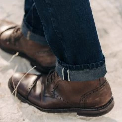 The Slim Jean In Wallace Wash Organic Selvage -Fashion Clothes instock m q123 SlimJean Wallace 004