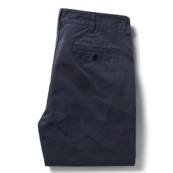 The Slim Foundation Pant In Organic Marine -Fashion Clothes instock m q123 Slim Foundation Pant Marine 003