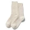 The Waffle Sock In Natural -Fashion Clothes instock m q123 Waffle Sock Natural 001