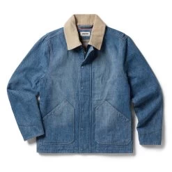 The Workhorse Jacket In Fletcher Wash Organic Selvage