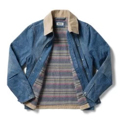 The Workhorse Jacket In Fletcher Wash Organic Selvage -Fashion Clothes instock m q123 WorkhorseJacket Fletcher 008