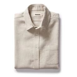 The California In Oat Heather Double Cloth