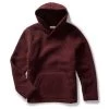 The Nomad Hoodie In Burgundy Sherpa -Fashion Clothes instock m q124 Nomad Hoodie Burgundy Sherpa 001