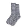 The Rib Sock In Ash Melange -Fashion Clothes instock m q124 Rib Sock Ash Melange 001