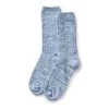 The Rib Sock In Blue Melange -Fashion Clothes instock m q124 Rib Sock Blue Melange 001