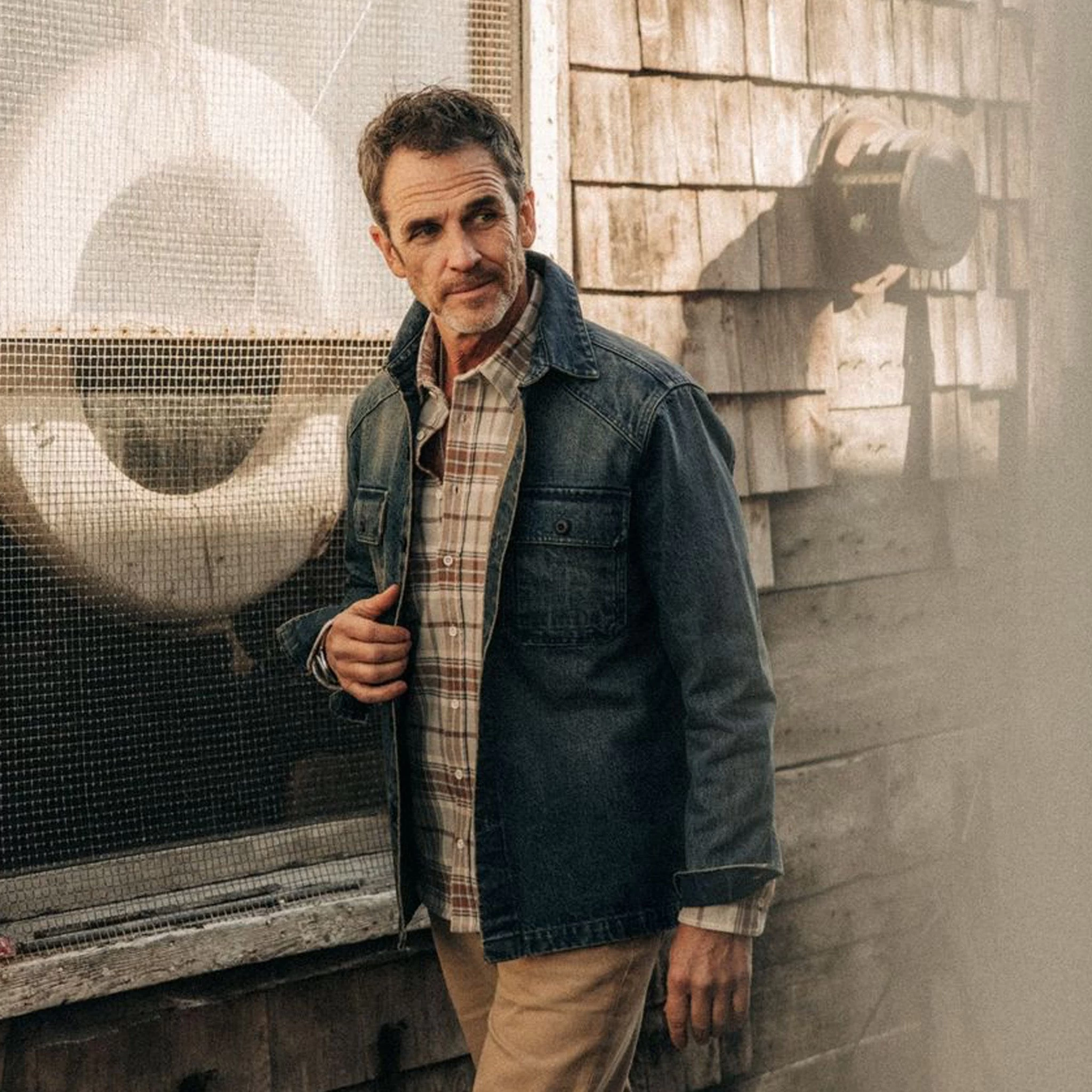 The Shop Shirt In Sawyer Wash Selvage Denim - Image 2