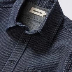 The Utility Shirt In Rinsed Indigo Stripe 15 The Utility Shirt In Rinsed Indigo Stripe -Fashion Clothes instock m q124 Utility Shirt Rinsed Indigo Stripe 003