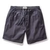 The Apres Short In Organic Dark Blue Foundation Twill -Fashion Clothes instock m q124 apres short darkblue foundation 001
