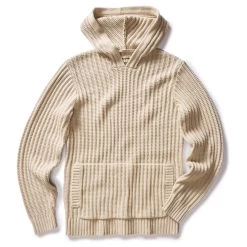 The Bryan Pullover Sweater In Flax Melange