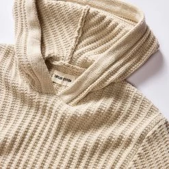 The Bryan Pullover Sweater In Flax Melange -Fashion Clothes instock m q124 bryan pullover flax melange 006