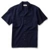 The Conrad Shirt In Rinsed Indigo Pickstitch -Fashion Clothes instock m q124 conrad indigo pickstitch 001