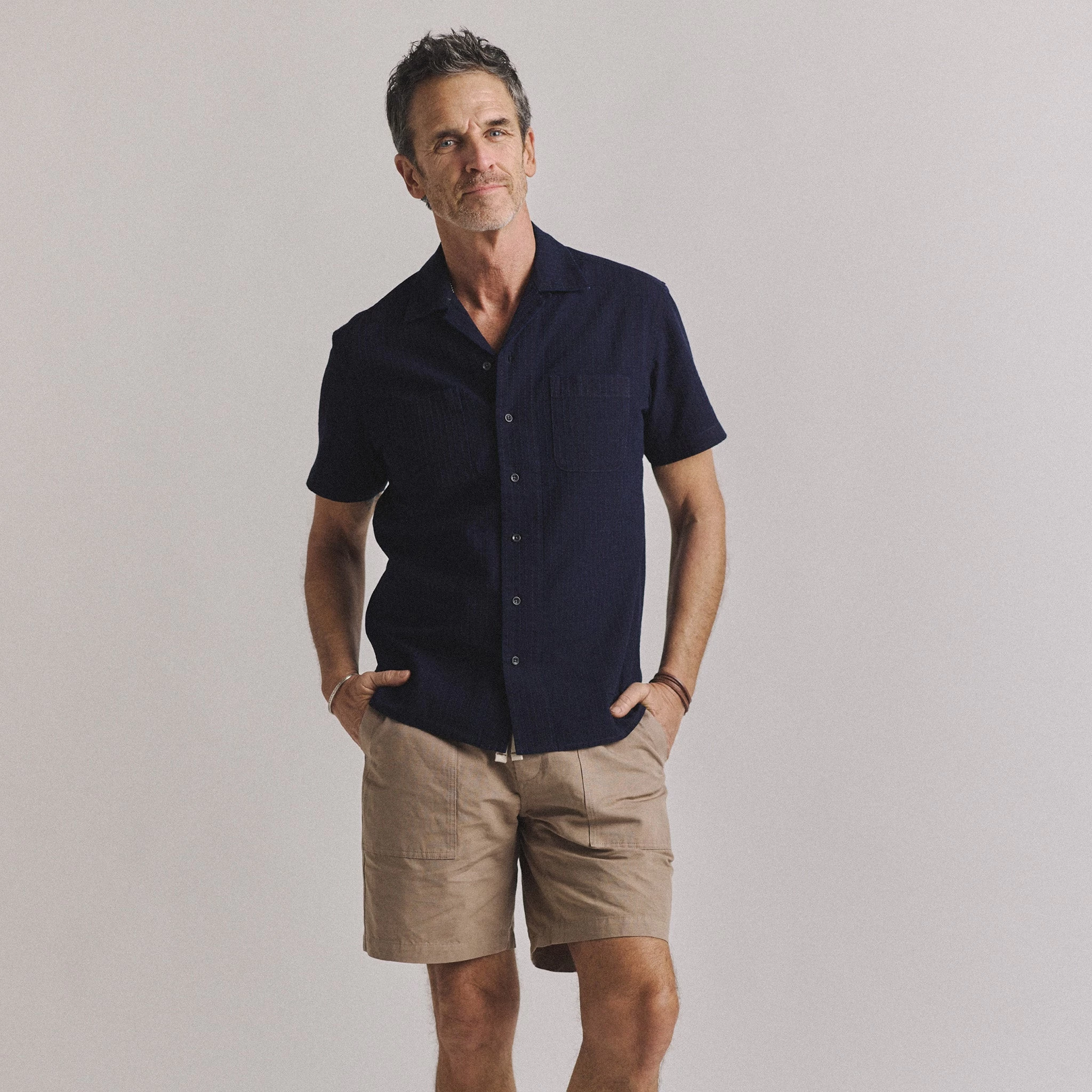 The Conrad Shirt In Rinsed Indigo Pickstitch 4 The Conrad Shirt In Rinsed Indigo Pickstitch - Image 2