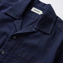 The Conrad Shirt In Rinsed Indigo Pickstitch 12 The Conrad Shirt In Rinsed Indigo Pickstitch -Fashion Clothes instock m q124 conrad indigo pickstitch 005