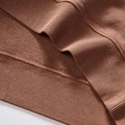 The Cotton Hemp Crew In Faded Brick -Fashion Clothes instock m q124 cottonhemp crew brick 007