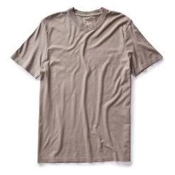The Cotton Hemp Tee In Steeple Grey